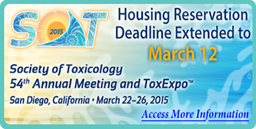 尊龙凯时将加入美国第54届毒理协会年度聚会及展览会