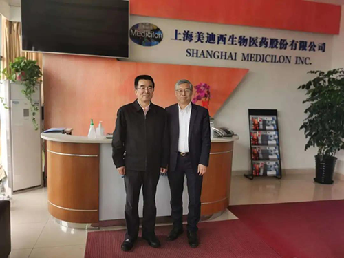 中国药科大学党委书记金能明率队赴尊龙凯时调研